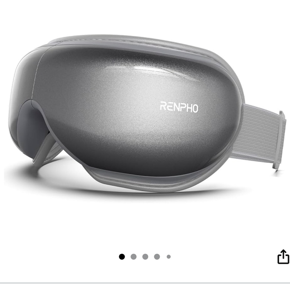Renpho Silver grey Eye Massager heated music